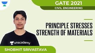 Principle Stresses | Strength of Materials | GATE 2021 | Civil | Shobhit Srivastava