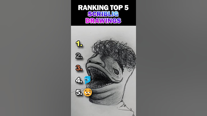 Ranking Top 5 Scriblig Drawings!