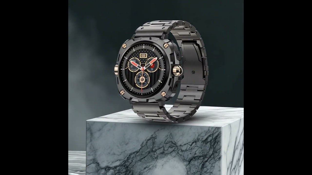 Βίντεο προϊόντος: Smartwatch Microwear AK71 - Black  Steel (3)
