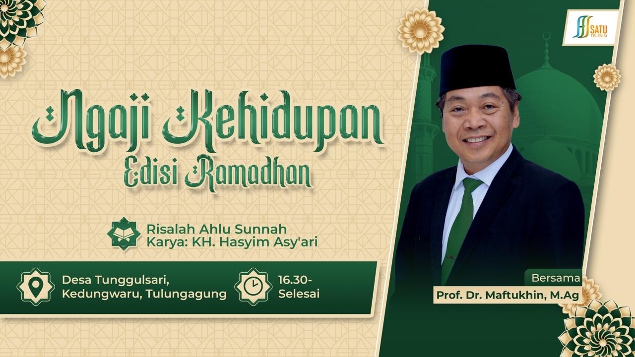 🔴LIVE | NGAJI KEHIDUPAN EDISI RAMADAN | KITAB RISALAH AHLU SUNNAH KARYA KH. HASYIM ASY'ARI