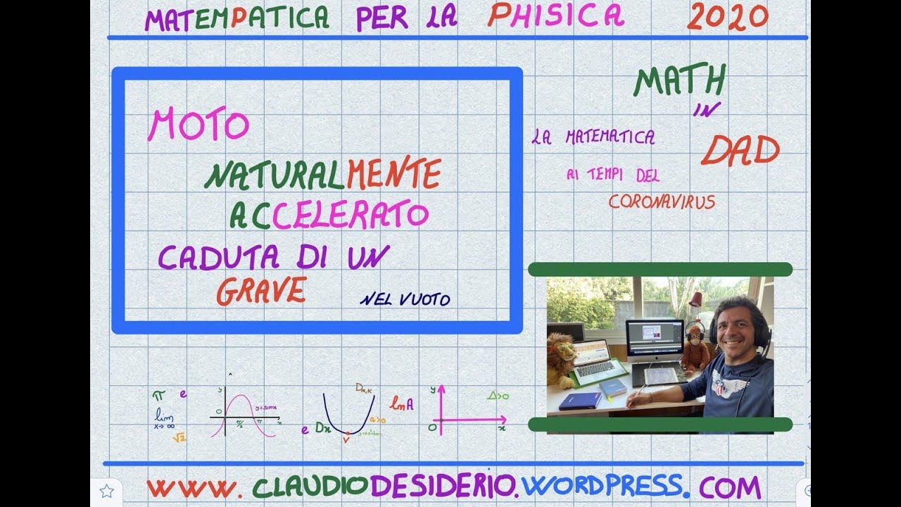 Moto naturalmente accelerato (caduta di un grave) YouTube Moto naturalmente accelerato (caduta di un grave) YouTube