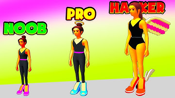 NOOB vs PRO vs HACKER in High Heels!