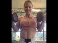 Insane Bicep Peaks! Muscular Woman Workout &amp; Flexing