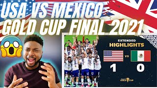 🇬🇧BRIT Reacts To USA V MEXICO - GOLD CUP FINAL 2021!