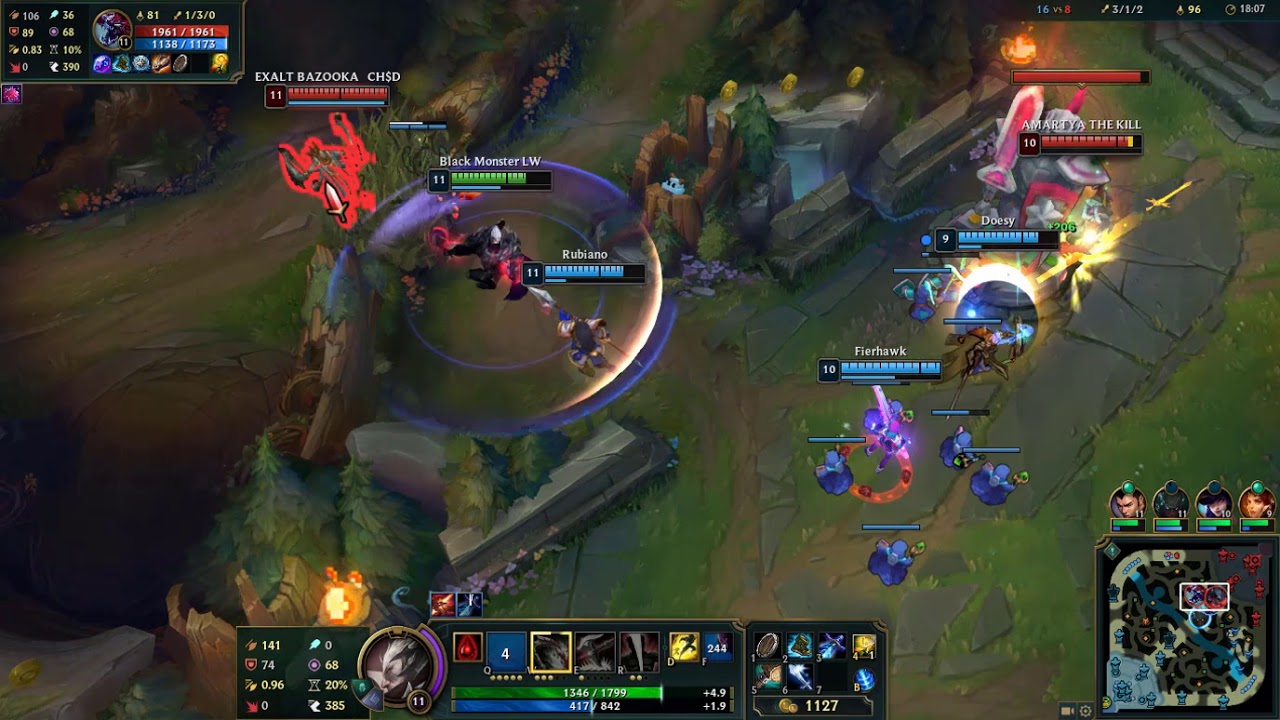 League of Legends God King Darius Gameplay 12/2/8