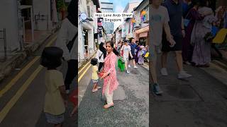 Haji Lane Back Lane Arab street Singapore Walking Tour Mini Vlog