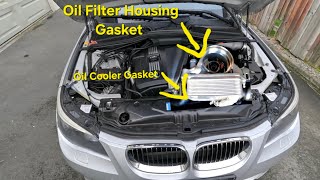 BMW Oil Filter Housing Gasket and Oil Cooler Gasket Replacement - Save $500 DIY