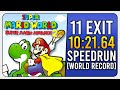 (10:21.64) SMA2: Super Mario World - 11 Exits speedrun (World Record)