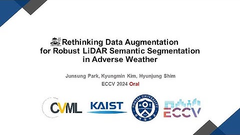 ECCV2024Oral: Rethinking Data Augmentation for Robust LiDAR Semantic Segmentation in Adverse Weather