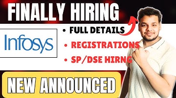 Finally Infosys Mass Hiring Announced | Off Campus Drive | SP/DSE | 2025 | Infosys Hiring 2025