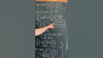 a basis for the orthogonal complement