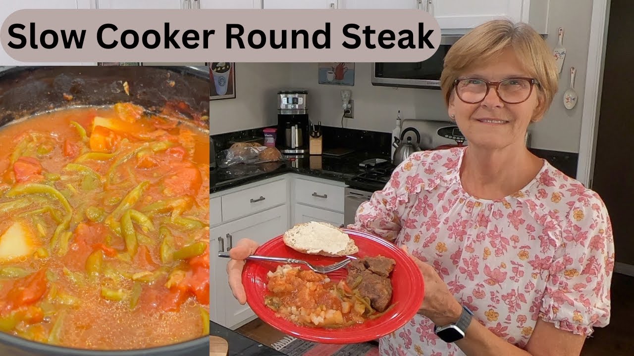 Slow Cooker Round Steak Casserole - One pot meal - YouTube