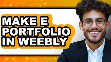 How to Make an E Portfolio in Weebly (Only Way)