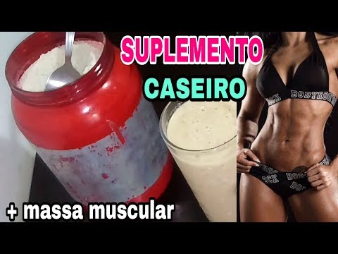 SUPLEMENTO CASEIRO P/ AUMENTAR A MASSA MUSCULAR RÁPIDO