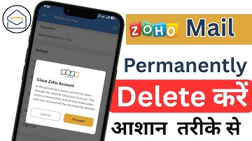 Zoho Mail Account Permanently Delete Kaise Kare | Zoho Mail को हमेशा के लिए Delete करें |