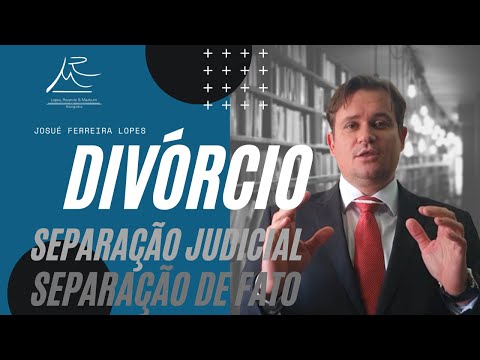 Vídeo: Diferença Entre Divórcio E Separação Judicial