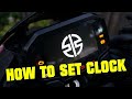 Kawasaki Z H2 - How to set clock