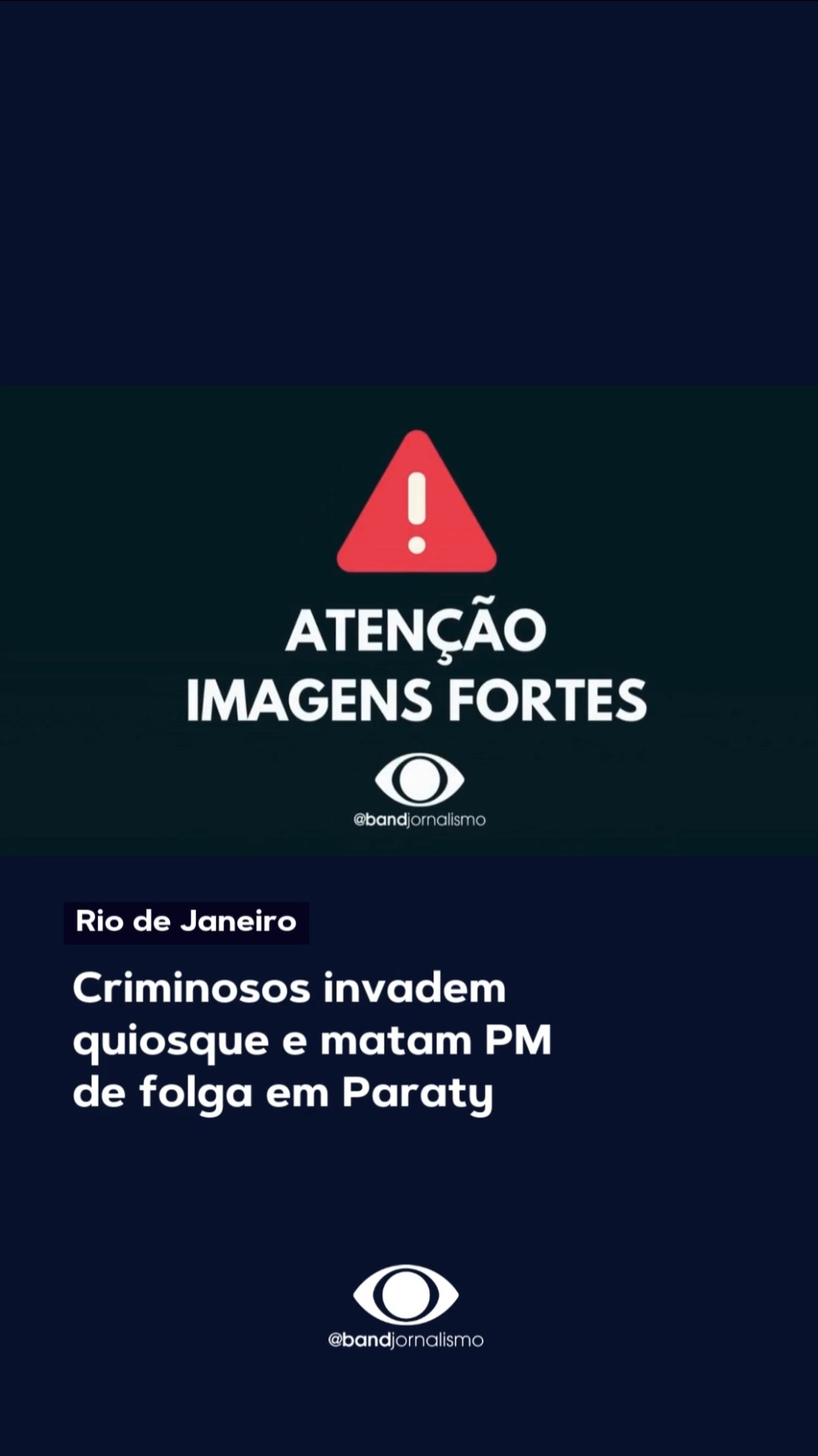 Vídeo: criminosos invadem quiosque e matam PM de folga em Paraty, no Rio de Janeiro