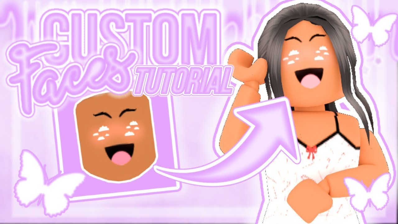 How To Make Custom Face Decal How To Upload How To Get The Code Gfx Roblox Faeriiaddi Youtube - custom face decals roblox