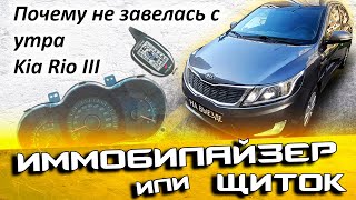 не заводится Kia Rio3 из-за чего перестала заводиться #kia #rio3