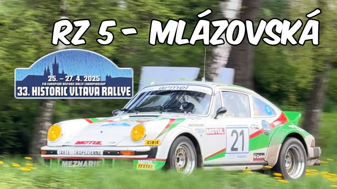33. Historic Vltava Rallye 2025 - RZ 5 - Mlázovská