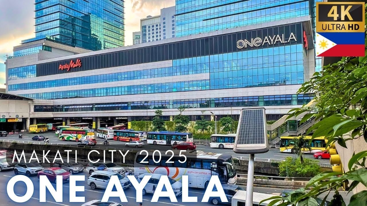 Ayala's Modern Shopping Mall in MAKATI CITY - ONE AYALA [4K Walk] Philippines - September 2025
