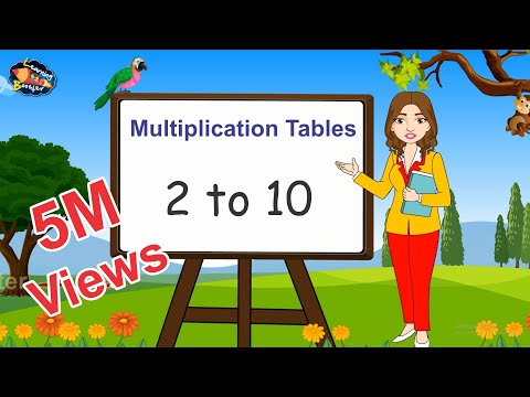 Times Tables | Tables of 2-10 | Multiplication Tables | Pahada | Learning Booster | Maths tables