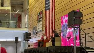 Iowa State head football coach Matt Campbell in Waterloo