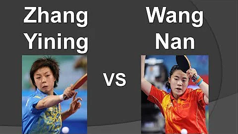 ZHANG YINING vs WANG NAN. Table tennis Olympic Games 2008, women's singles final. - DayDayNews