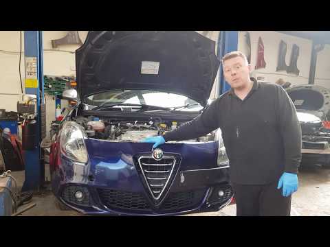 Alfa Romeo Giulietta front bumper removal guide.