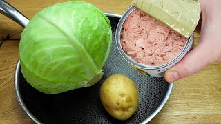 Do you have potatoes, canned tuna and cabbage at home ❗❓ Top 6 recipes with cabbage and potatoes