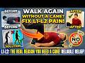 Lower Back Pain. Crushed Lumbar Vertebrae L1 - L2 - Walking / balance issues