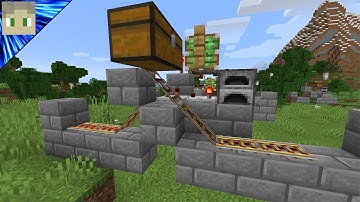 How to make an Exact Minecart Item Loader in Minecraft