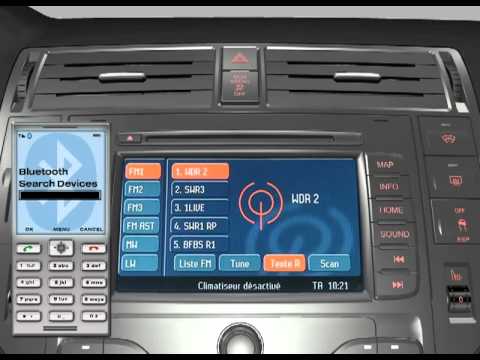 Ford Touchscreen NX Connexion d'un téléphone portable