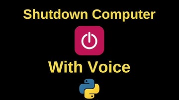 Shut Down your computer using python...