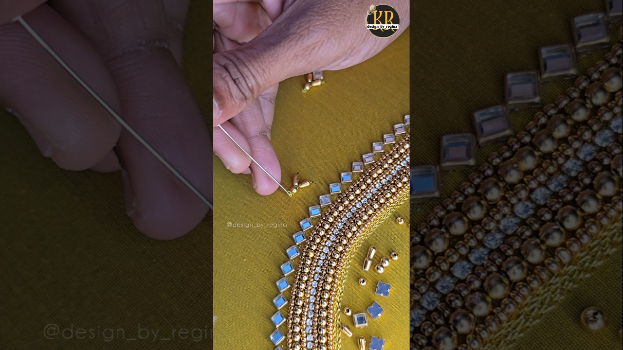 Aari work | trendy blouse designs 2025 |  aari work for beginners 
