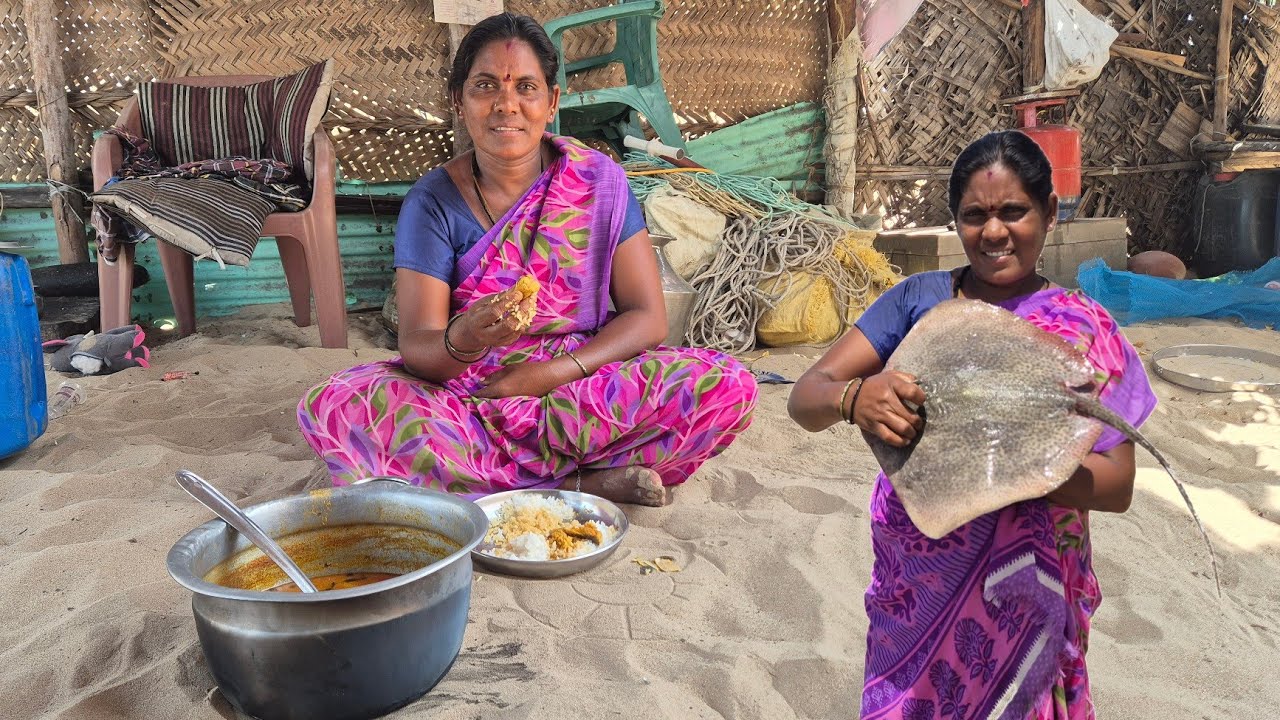 உடலுக்கு ஆரோக்கியமான திருக்கை மீன் குழம்பு அருமையான சாப்பாடு