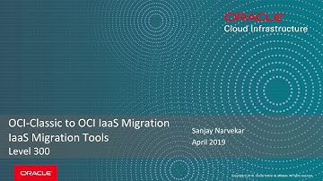 OCI-Classic to OCI IaaS Migration Tools