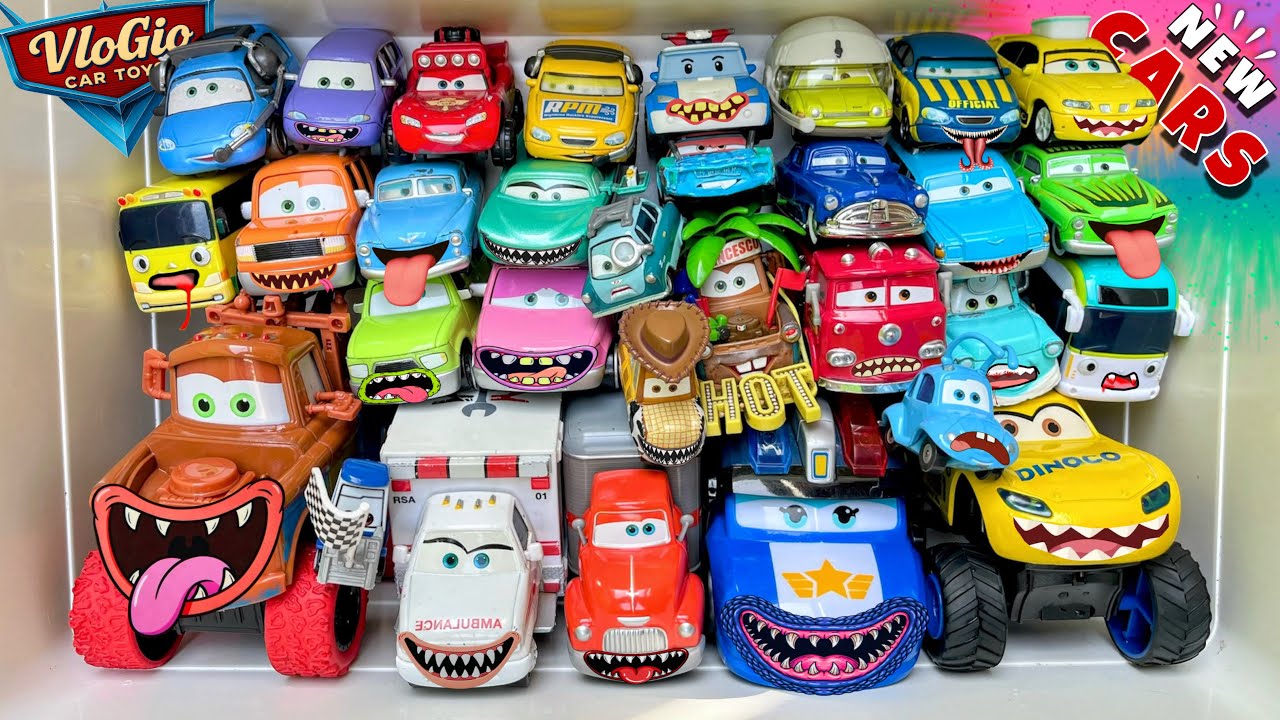 Disney Pixar Cars Unboxing Review | Lightning McQueen, Tow Mater, Doc Hudson, Sally Carrera, Cruz