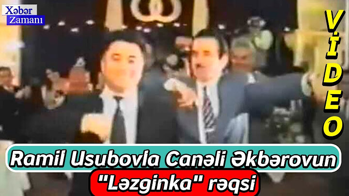 Ramil Usubovla Xalq artisti Canəli Əkbərovun "Ləzginka" rəqsi