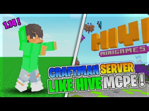 Craftman server like hive minigames ???