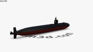Los Angeles-class submarine 3D model by 3DModels.org