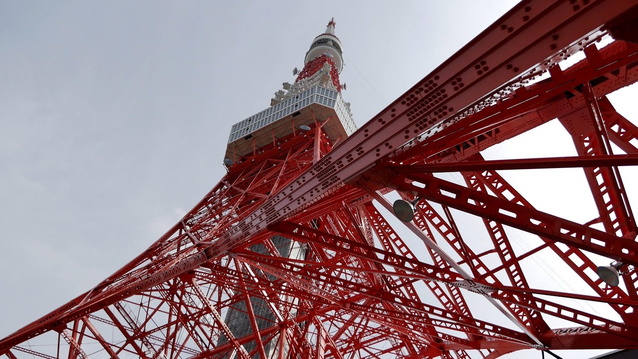 Tokyo Tower in 4K Токийская башня в 4К