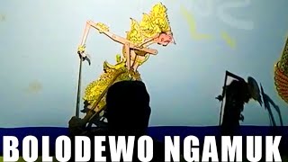 Aku sing ngalahke anak anakmu, koe sopo..!! Bolodewo ngamuk mergo keno omongane ontoseno