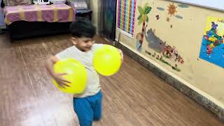 #Balloon balancing race played by our students on 15th day of summer camp at S.A.Tiny Tots.