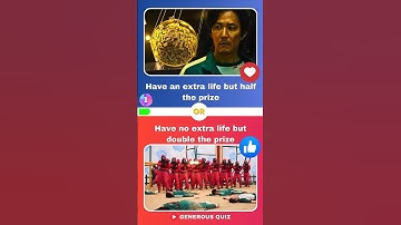 Would You Rather BE RICH in Squid Game Reality? #quiz #triviatricks #trivia