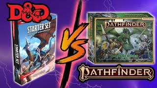 D&D Starter Set: Dragons of Stormwreck Isle VS Pathfinder Beginner Box Honest Review and Unboxing