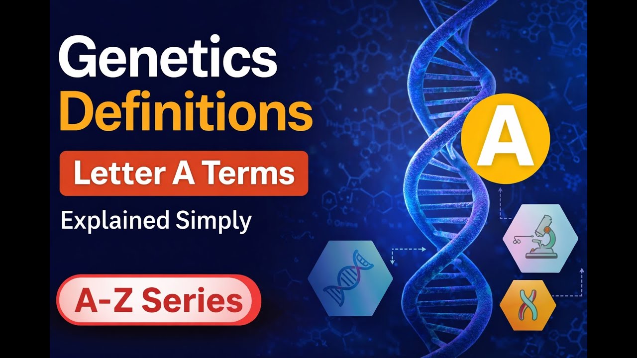 Important Genetics Definitions (Letter A) | For BSc, MSc & NEET Students