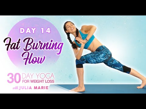 30 Day Yoga for Weight Loss ♥ Metabolism, Fat Burning & Flexibility, Power Yoga Workout | Day 14