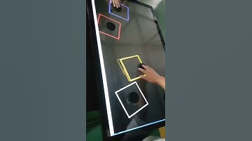 Been wanting to play with this really fun token recognition object recognition #touchtable #multi